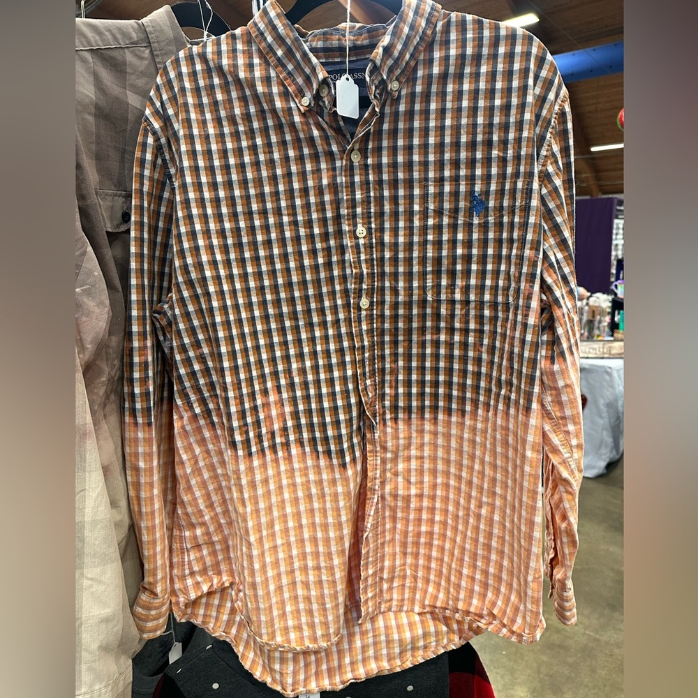 Bleached button up